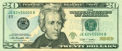 Buy USD $20 Bills Online